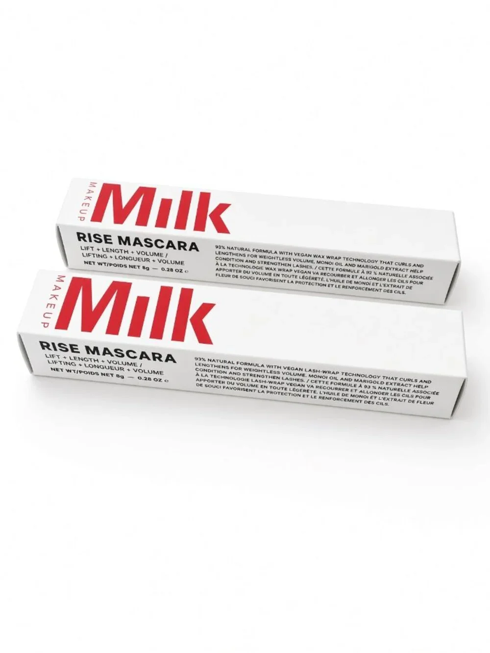 Milk Makeup 2-Pc Lot Rise Mascara Elevate Black 8g Full Size NIB